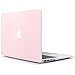 iDOO Soft Touch Hard Plastic Matte Case for MacBook Air 13 inch Model A1369 and A1466 - Rose Quartz
