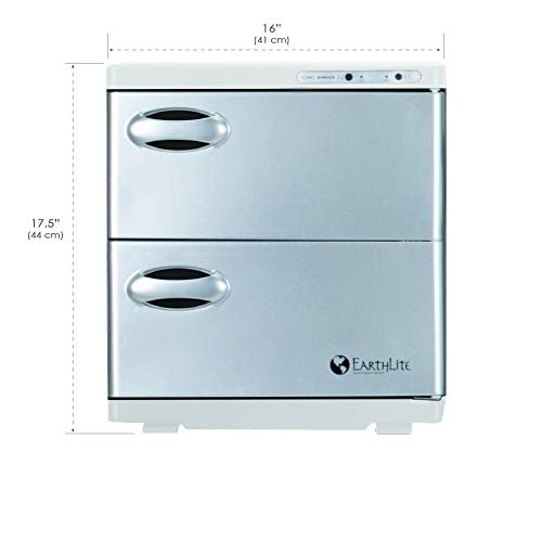 EARTHLITE Hot Towel Warmer Dual UV UL Listed, Rust Proof