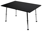 Mount-It! Standing Desk Height Adjustable Tabletop Standing Desk Converter, 32x22 Large Desktop Workstation, Black (MI-7933)