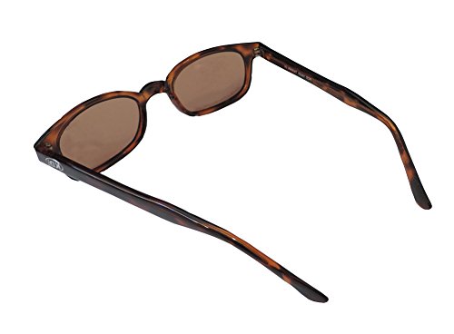 Original X-KD's Biker Polarized Amber Lens Tortoise Shell Frame Sunglasses - Thumbnail 5