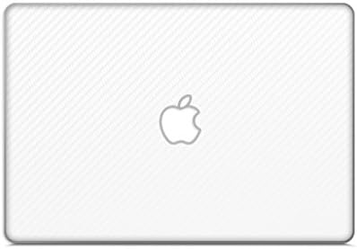 iCarbons White Carbon Fiber Vinyl Skin for MacBook Air 13" 2nd Gen. - Current Top Only