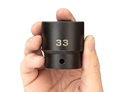 TEKTON 1/2 Inch Drive x 33 mm 6-Point Impact Socket