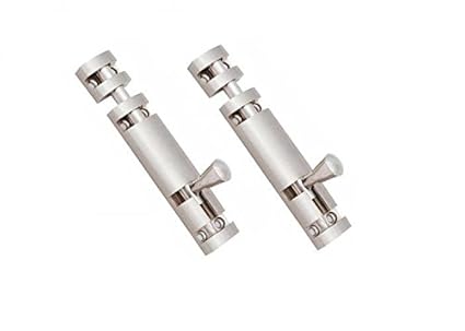 Truphe 8 Full Round Tower Bolt Door Latch (Set Of 2)