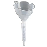 GarageBOSS Clear 1.5 Pint Large Capacity Flex Funnel, 1 Pack