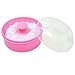 Timoo 2 pcs Body Powder Puff Kit Container with Bath Powder Puffs