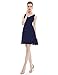 Ever Pretty Short Sleeveless Empire Waist Bridesmaids Dress 03909