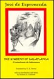 Jose de Espronceda : The Student of Salamanca, De Espronceda, Jose, 0856685011