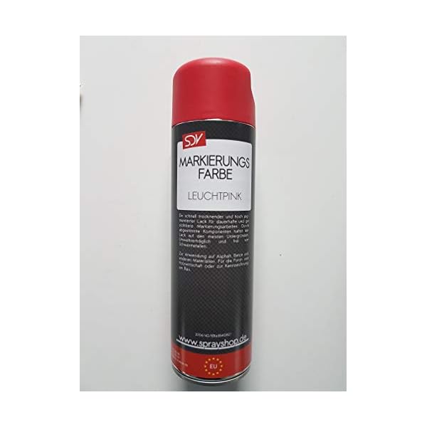 Markierungsspray Forst Leuchtpink Markierungsfarbe Baustellenmarkierer Neon