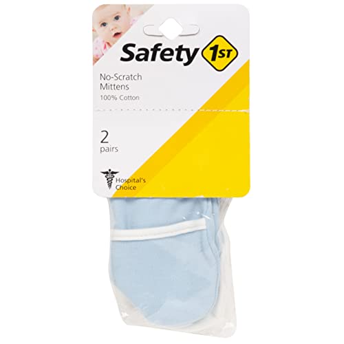 Safety 1st No-Scratch Mittens*2 Pairs, Blue (IH319) 3