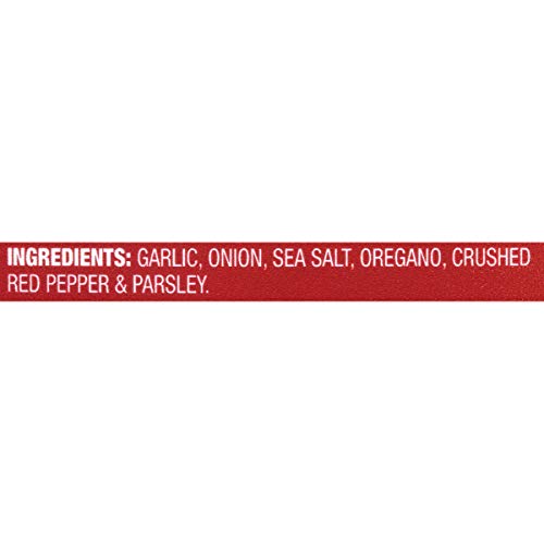 MCCORMICK CRUSHED RED PEPPER WITH OREGANO AND GARLIC ALL PURPOSE SEASONING, 12 OZ