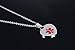 Women's and Men's Stainless Steel Heart-shaped Medical Alert ID Pendant Necklaces with 20