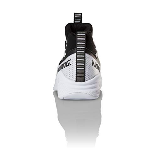 Salming Men's Kobra Mid 2 Squash Indoor Court Sports Shoes, White/Black, 7.5 - Thumbnail 3
