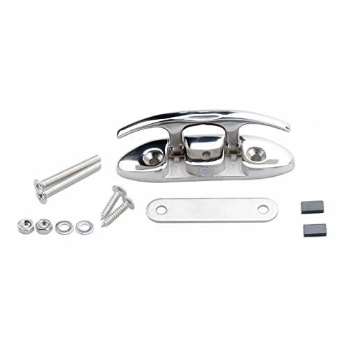 Thorn Boat Folding Cleat,Flip Up 41/2" Dock Fold Cleats Marine