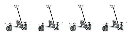 Chicago Faucets 897 Rcf Wall Mount Adjustable Center Service Sink