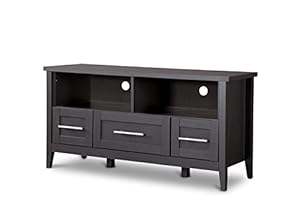 Amazon.com: Baxton Studio TV Stand 3-Drawers, Espresso: Kitchen & Dining