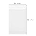 Sannigora 200pcs 4x6 Clear Resealable Adhesive Cello/Cellophane Treat Bags - Self Sealing OPP Plastic Bag Great for Bakery Candy Cookies Birthday Party Favors and More