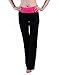 HDE Women's Maternity Yoga Pants Comfortable Lounge Pregnancy Pants Folded Waist,Hot Pink,X-Large
