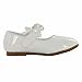 Cixi Maxu E-Commerce.Co.Ltd Little Girl Ballet Mary Jane Shoe,White,Little Kid,11M