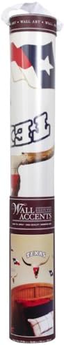 Die Cuts With A View Wall Art The Lonestar State With Bull Peel &amp; Stick, Red/White/Blue, Large