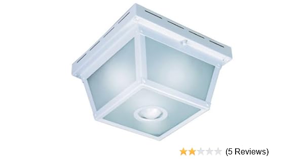 Amazon Com Heath Zenith Motion Activated Outdoor Ceiling Light