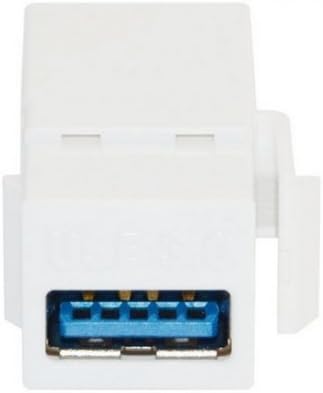 USB 3.0 A Female to A Female Extension Keystone Jack Coupling Adapter for Wall Plate USB Cable CableCC, Straight - Image 4