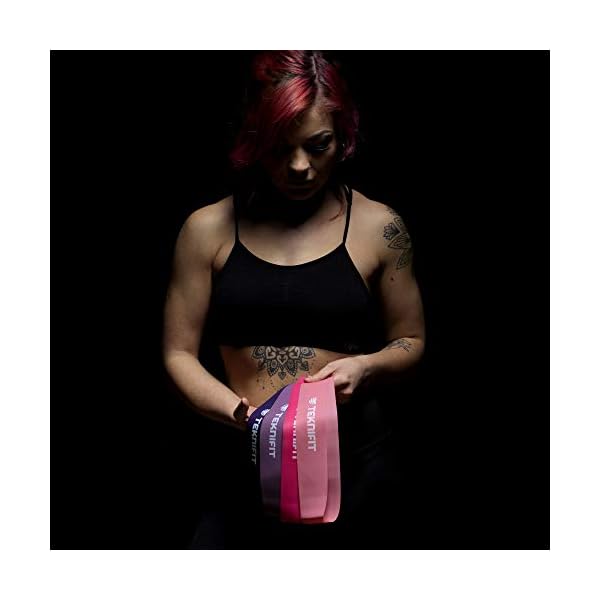 Teknifit-Exercise-Band-Set-Pink-4-Resistance-Band-Levels-for-Complete-Home-Fitness-Full-Body-Workouts-Includes-Carry-Case-and-Download-Guide Teknifit Exercise Band Set Pink - 4 Resistance Band Levels for Complete Home Fitness, Full Body Workouts - Includes…