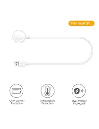 WORDIMA Watch Charger Magnetic Cable for iWatch, Magnetic Charging Cable Pad Competible with Apple Watch Series 4 3 2 1 (iWatch Charger)
