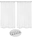 AmazerBath 2 Pack Thin Shower Curtain Liners, 72
