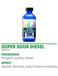 TRUE TERPENE PROFILES SUPER SOUR DIESEL 2ML BOTTLE