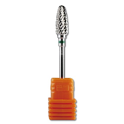 C & I Flame Bit Carbide Nail Drill for Electric Manciure Drill Machine of Nail Beauty (Grit Coarse, Silver)