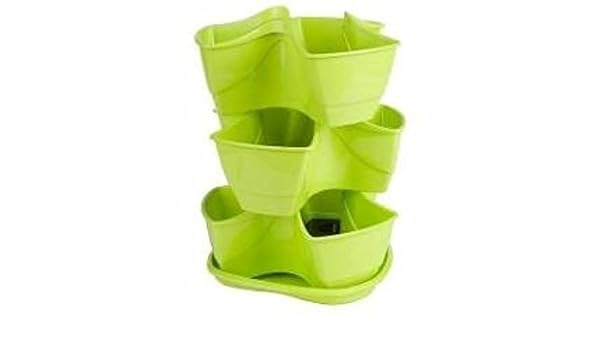 Zanvic Inia Maceta para Aromáticas De 3 Alturas, Pistacho, 30x30 ...