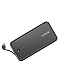 Luxtude PowerEasy 10000mAh Slim Portable Phone Charger for Samsung Galaxy, LG, Pixel, Nintendo and Android Phone, USB C Power Bank with USB C Cable and Input Port, Fast Charging External Battery Pack