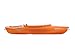 Sun Dolphin Aruba 8 SS Recreational Kayak - Sit-in Kayak - One Person Recreational Kayak - 7 ft 11.5 in - Tangerine - with Paddle