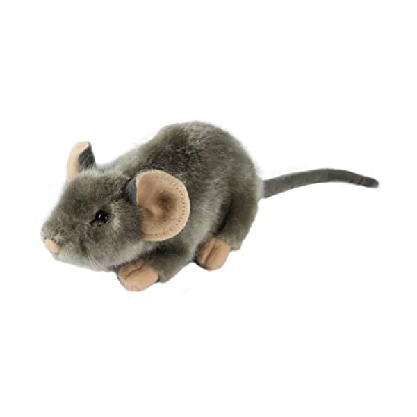 Zaloop Maus grau ca. 17 cm Plüschtier Kuscheltier Stofftier Plüschmaus 45