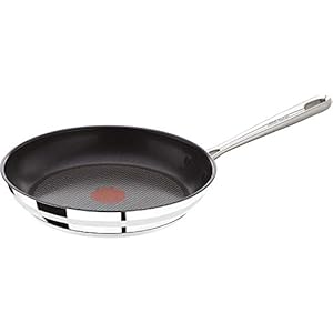 Tefal E85602 Jamie Oliver Roestvrij Stalen Pan, 20 Cm Diameter, Zilver
