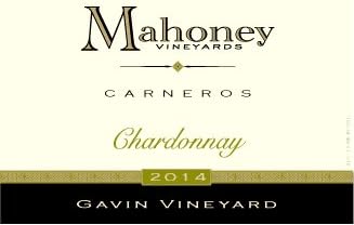 2014 Mahoney Chardonnay Gavin Vineyard 750 mL