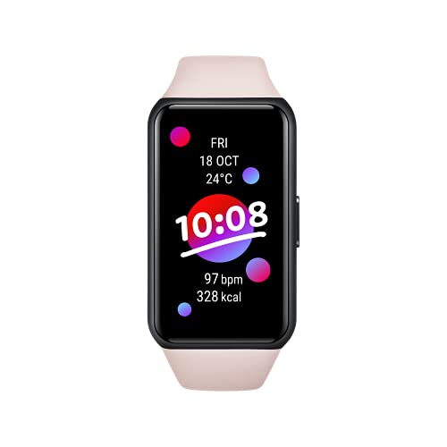 Honor Band 6 – Bracelet Connecté – Ecran Amoled 1.47" – Suivi Spo2 - Moniteur De Fréquence Cardiaque Et De Stress – Suivi Du Sommeil – Rose