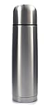 Stainless Steel Vacuum Insulated Flask: Thermos Construction with Cup Cap and Pourable Stopper, 16.9 Ounces, For Hot or Cold Beverages