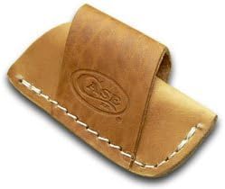 CASE XX Brown Leather Side Draw Belt Sheath