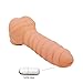 RONSHIN Adult Toys-Double Function Soft Realistic Dildo with Vibrator Mini Ass Anal Pocket Pussy + Hollow Penis Sleeve Vibrating Male Masturbators Cup Adult Sex Toys for Couplethumb 3