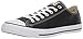 Converse Unisex-Adult Chuck Taylor All Star Leather Low Top Sneaker, Black, 9 M US