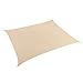Outhere 8'X10' Waterproof Sun Shade Sail Rectangle - Durable Outdoor Canopy UV Shelter for Patio Lawn - Sand Color