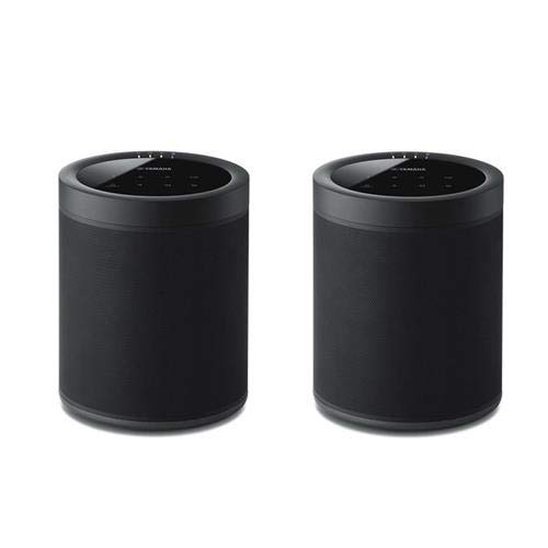 Yamaha 2 Pack WX-021 MusicCast 20 Wireless Speaker, Black