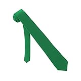Jacob Alexander Solid Color Men's Slim Tie