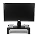 Mind Reader MONSWIV-BLK Rotative Wide Adjustable Risers, Extra Storage, Stand, Desk Organizer, Spinning Monitor, Black, 4 Leg Rotatethumb 2