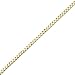Floreo 10k Yellow Gold 4mm Solid Curb Cuban Chain Ankle Bracelet Anklet for Women, 9 Inch