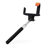 InnoGear® Selfie Stick with Bluetooth Remote Button Shutter Extendable Self Portraits Pole Handheld Monopod for Samsung Galaxy Note 3 2 S5 S4 S3 iPhone 6 6 Plus 5 5S 5C 4 4S (Black)