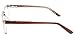 Glassesshop Retro Optical-Quality RX-Able Eyeglasses Rectangle Eyewear Frame-Brown