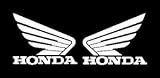 Honda Wing (set of 2) decal sticker, White