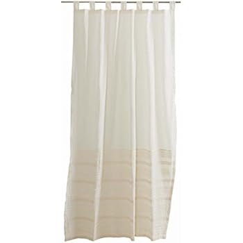 Amazon Com Vhc Brands Farmhouse Window Jasmine White Tab Top